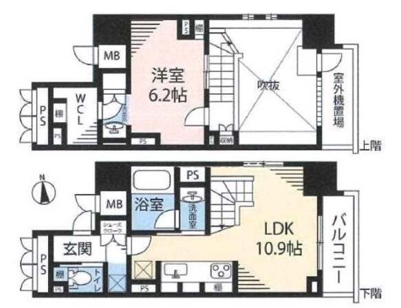 アルス大手前プレミアの物件間取画像